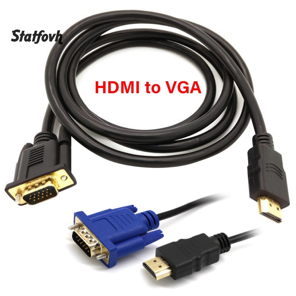 Cáp Chuyển Đổi Hdmi Sang Vga Dài 1.8m Cho Pc Dvd Hdtv