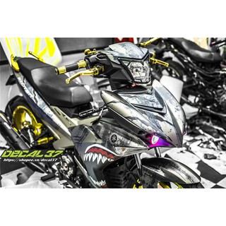 Tem Trùm Exciter 150 Rỉ sét đen xám