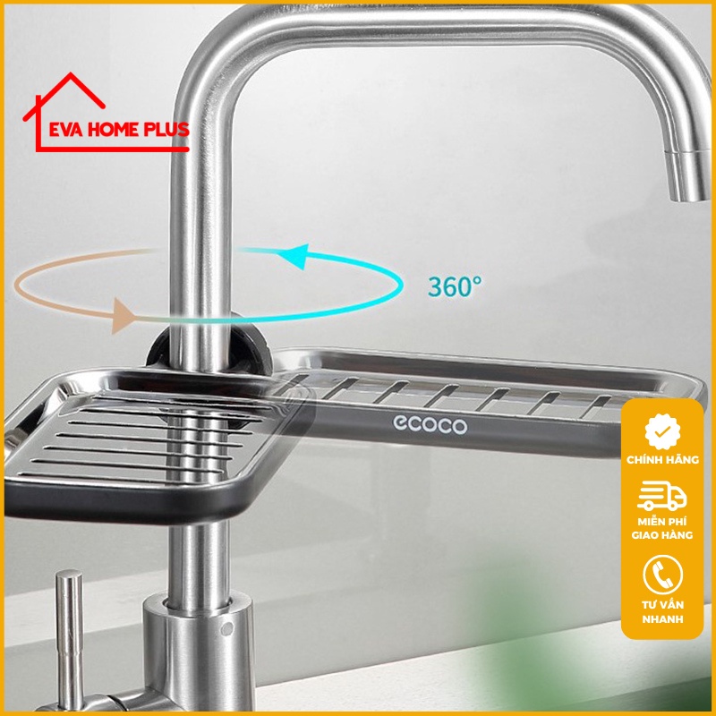 Giá đỡ đựng xà phòng gắn vòi nước ECOCO chính hãng E1913