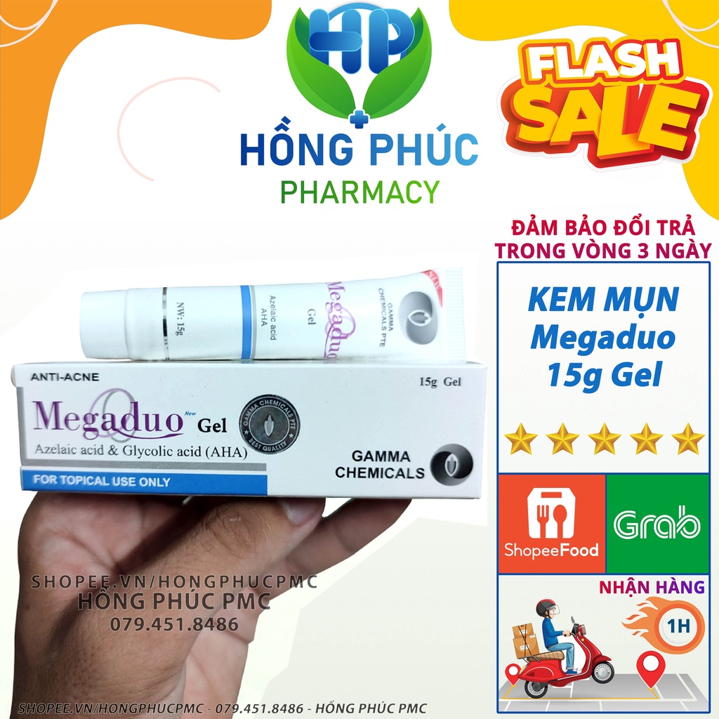 Megaduo Gel New 15g - Gel Giảm Mụn Và Thâm Mụn Minh Khang Pharmacy