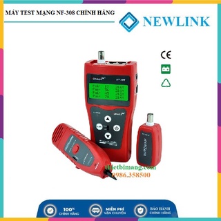 Bộ test cáp mạng Noyafa NF-308 chính hãng Noyafa kèm 2 pin 9V.