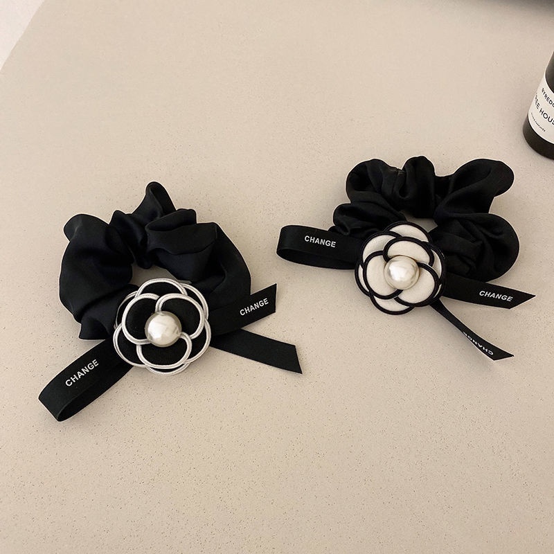 Dây Cột Tóc Cao Su Phối Nơ Thời Trang Mùa Thu Cho Bé Gái