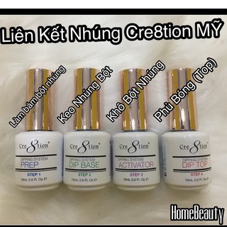 các bước liên kết bột nhúng gelish