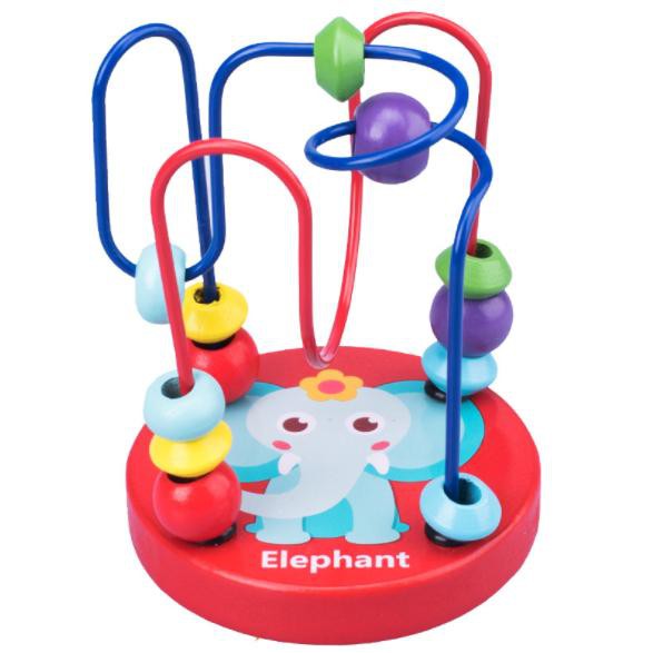 Đồ chơi luồn hạt gỗ cho bé phát triền tư duy giáo dục