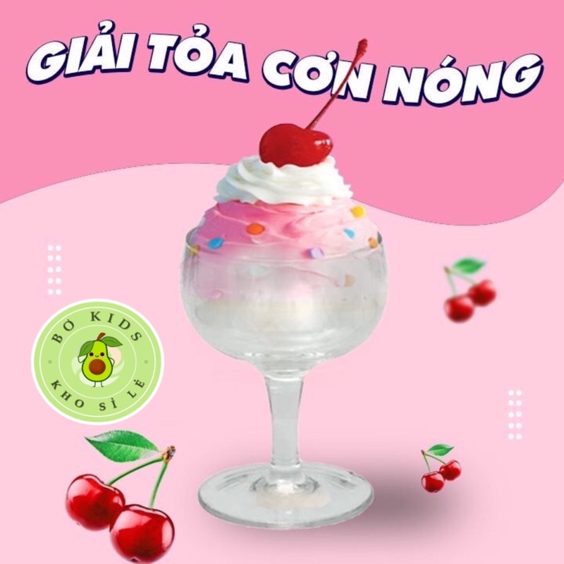 Ly, cốc đựng kem Việt Nhật 2 size nhựa trong cap cấp bokisd.store