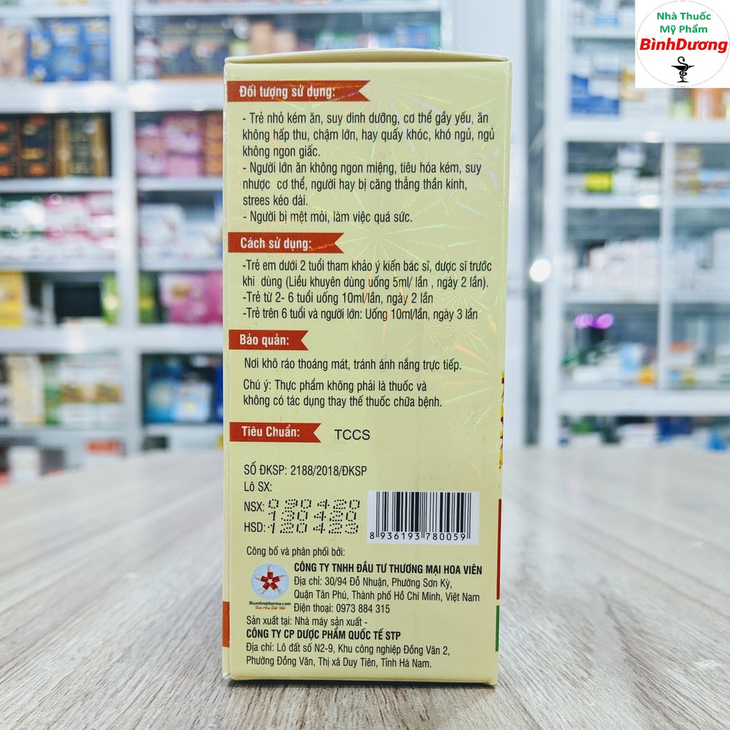Siro Ăn Ngủ Ngon Yến Sào Chùm Ngây - Nguyên liệu nhập khẩu -  – FreeShip