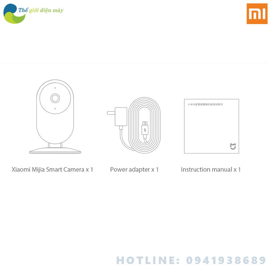 [Bản quốc tế ] Camera IP giám sát thông minh Xiaomi Mijia 1080P - Phân phối bởi Digiworld - Bảo hành 6 tháng