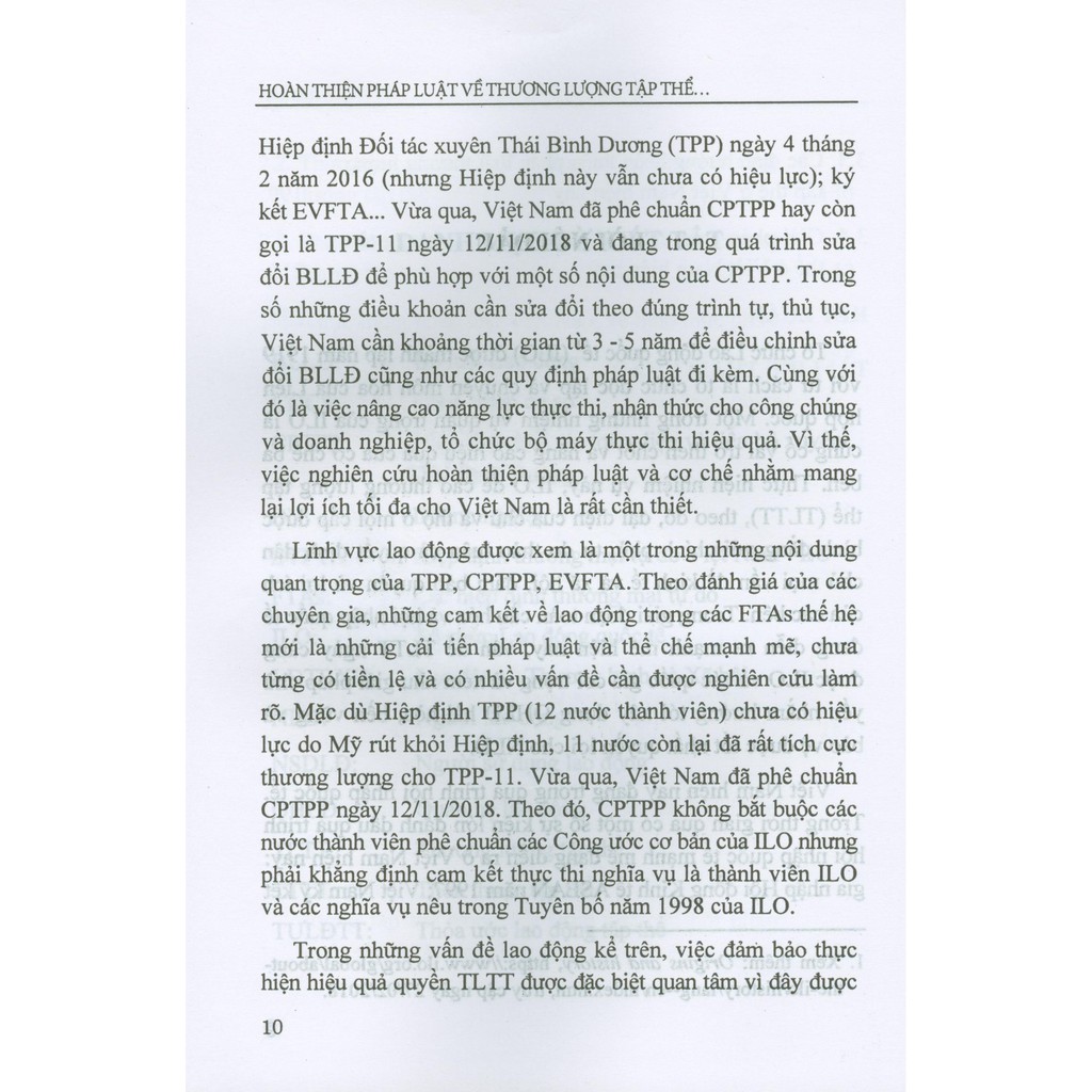 Sách - Hoàn Thiện Pháp Luật Về Thương Lượng Tập Thể Trong Bối Cảnh Hội Nhập Ở Việt Nam Hiện Nay | BigBuy360 - bigbuy360.vn