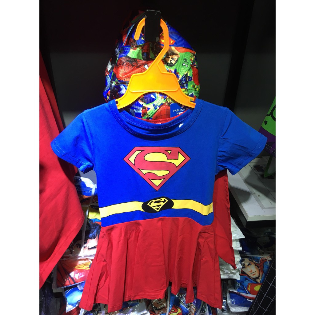 Váy siêu nhân xanh Supergirl