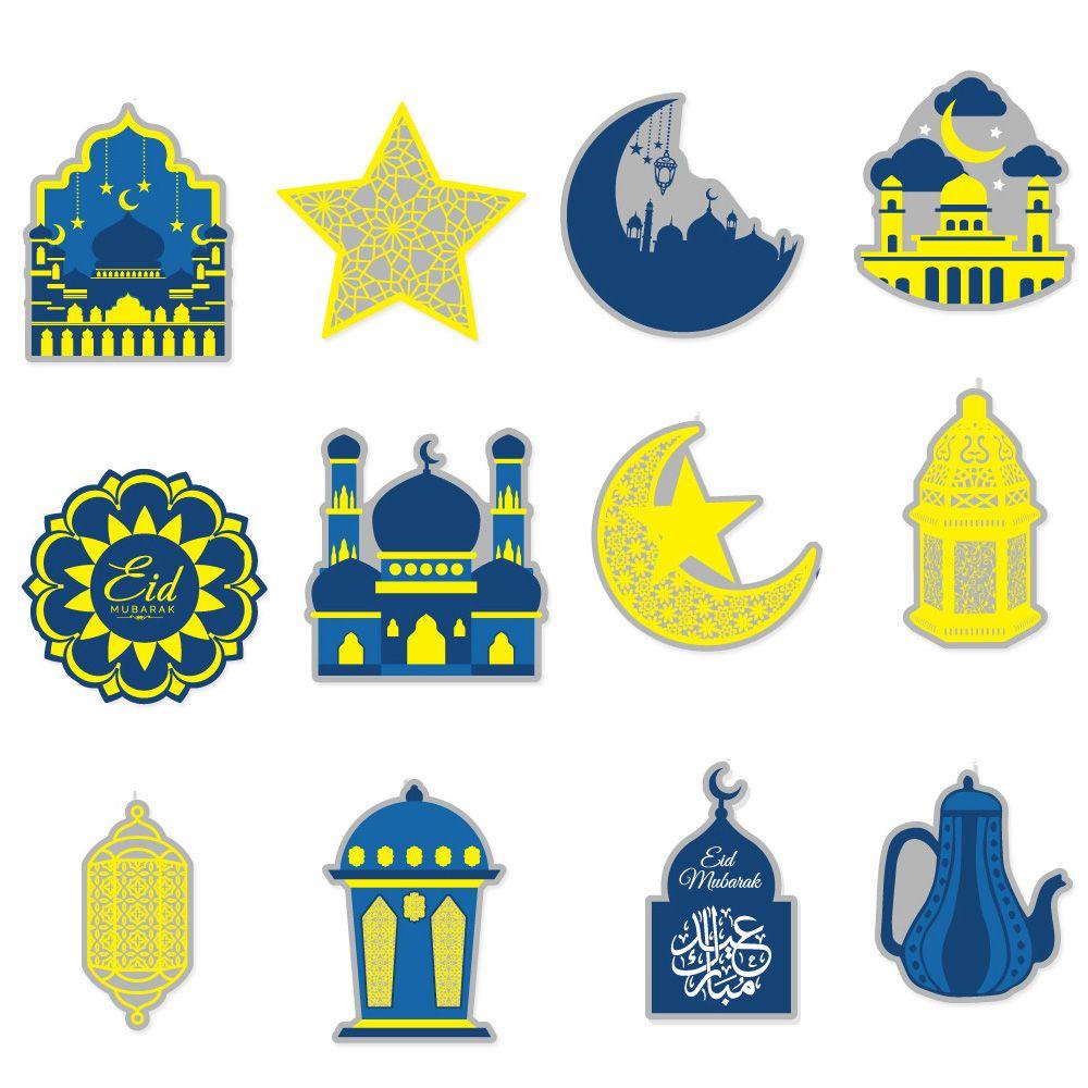 Bộ 12 Dây Treo Trang Trí Lễ Hội Ramadan