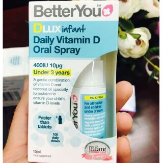 Vitamin D3 dạng xịt better you