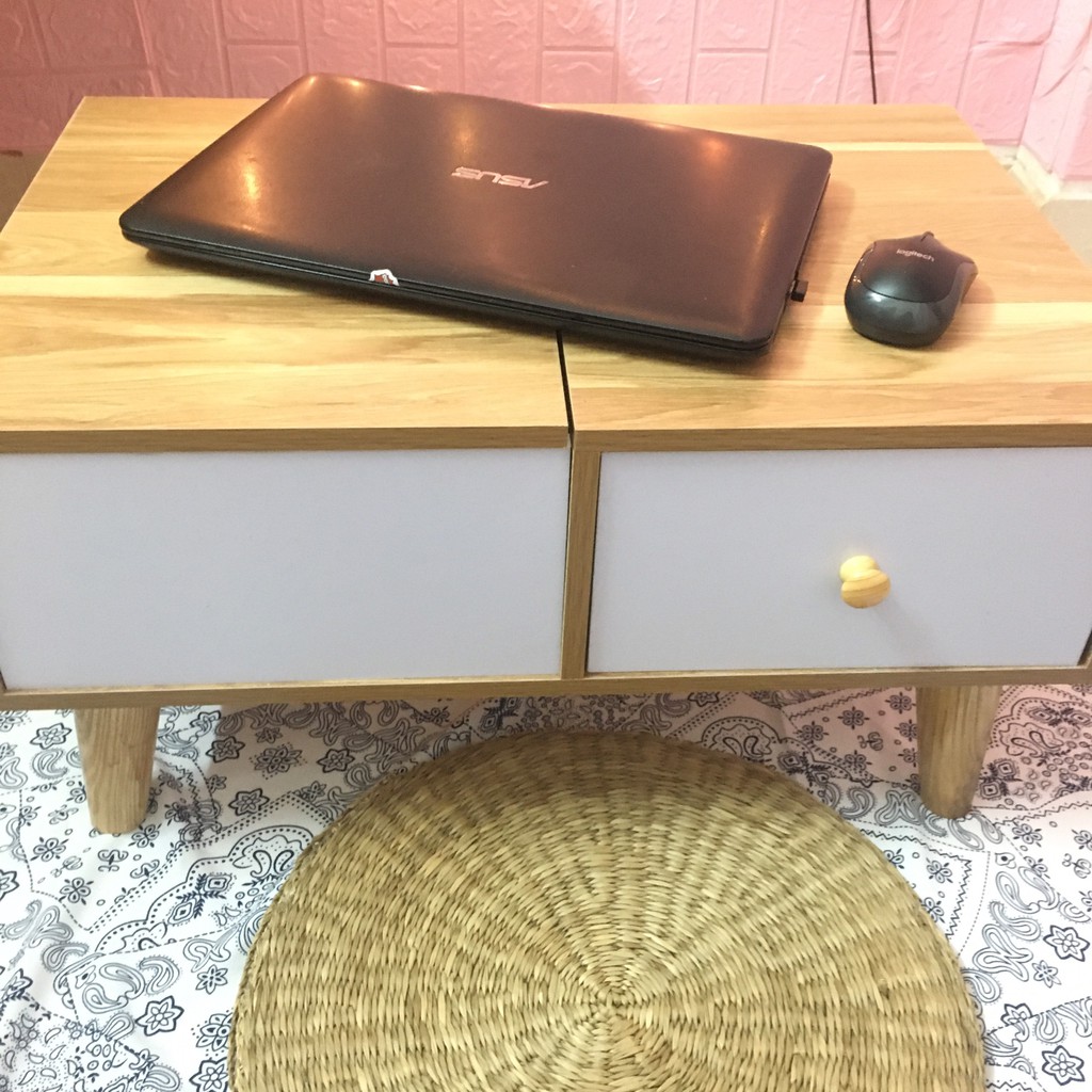 Bàn trang điểm mini kèm gương siêu xinh | BigBuy360 - bigbuy360.vn