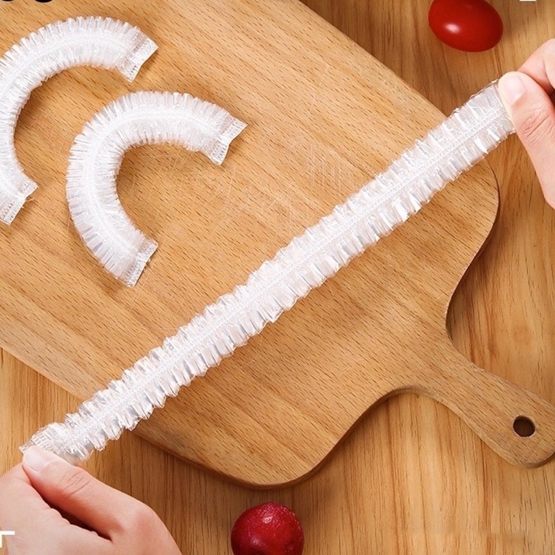 Màng bọc thực phẩm co giãn siêu dai có chun hình túi gấu set 100 chiếc