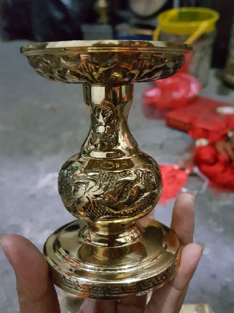 Đế Nến Đồng Thật