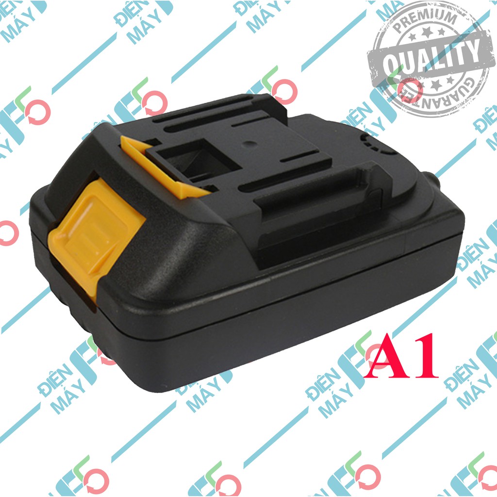 DMF5 Vỏ pin Makita China 18V 1 2 3 hàng cell, loại sạc adaptor