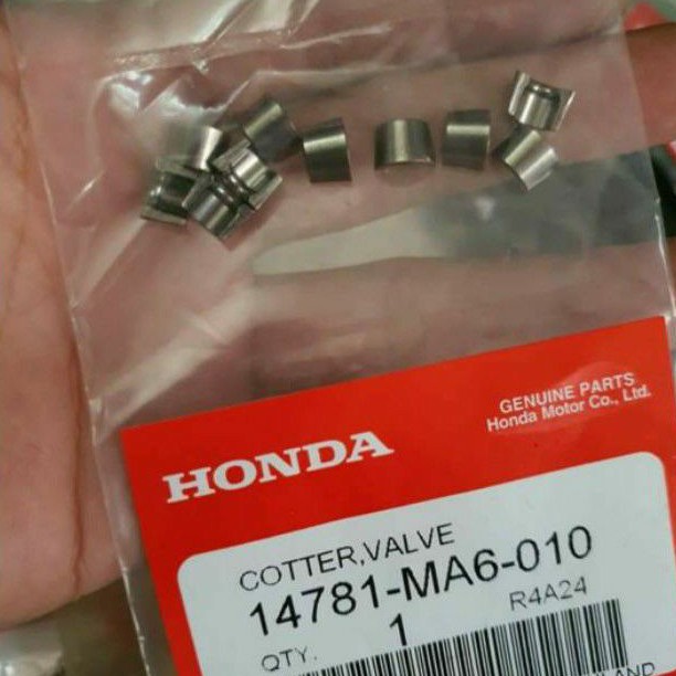 Cặp móng ngựa gắn xupap xe DREAM ,WAVE, FUTURE zin honda
