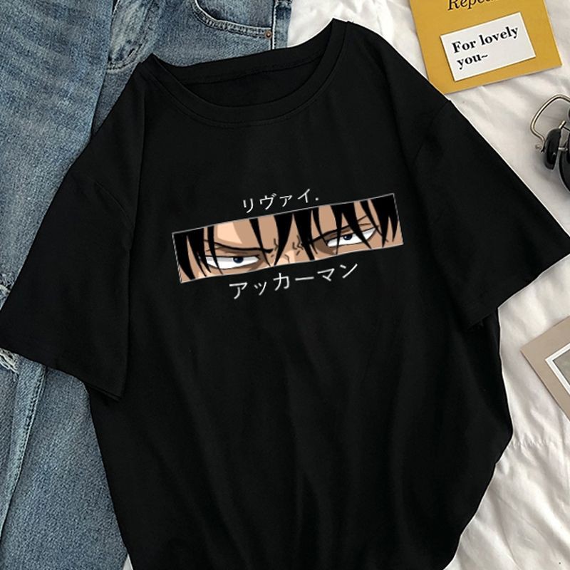 Áo Thun Tay Lửng Levi, Áo Thun Attack On Titan Cực HOT | BigBuy360 - bigbuy360.vn