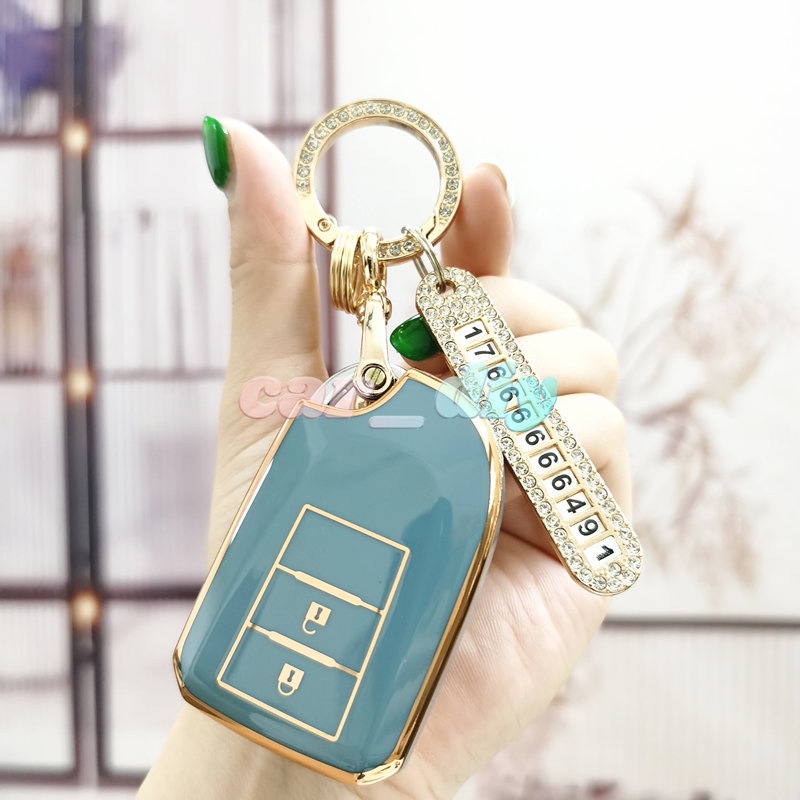 Vỏ Chìa Khóa Điều Khiển Từ Xa 2 Nút Cho Xe Hơi Toyota Yaris Camry Corolla Vios