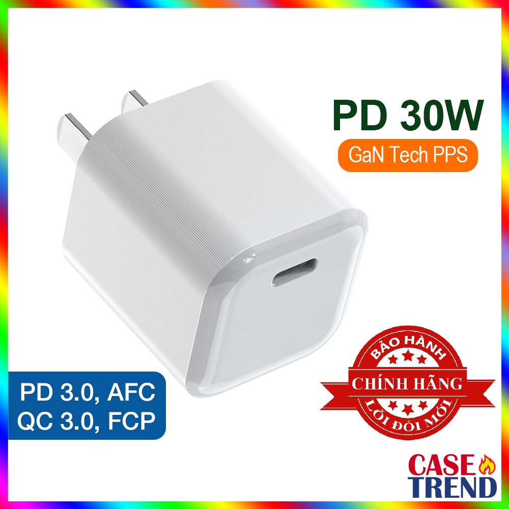 Củ Sạc Nhanh 30W PD 3.0 Mini GaN USB Type-C Good-She GS-W30A0931