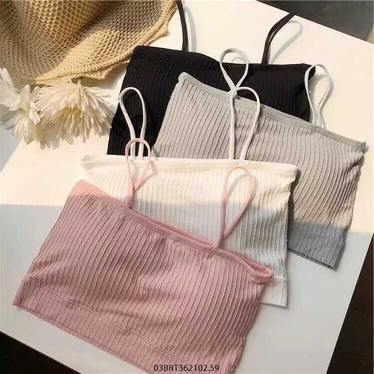 Áo Bra 2 dây tăm co giản tốt Ulzzang thời trang nữ Fmstyle Saigon 20BR12T360501