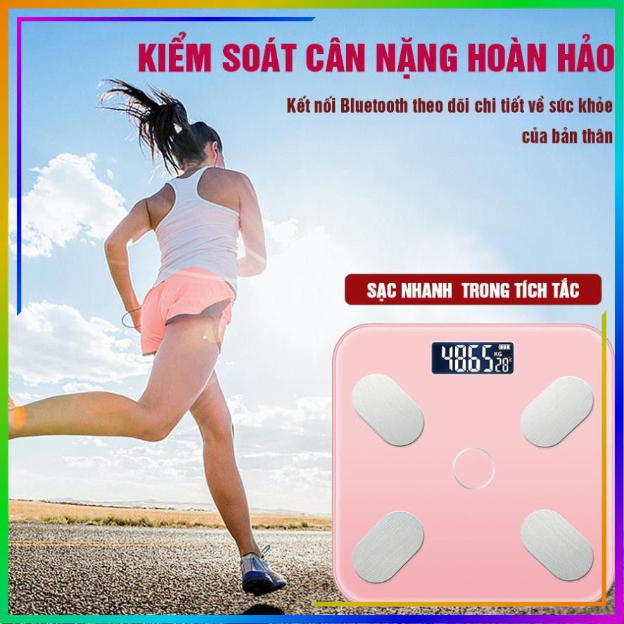 [HÀNG MỚI VỀ] Cân Điện Tử Cân Sức Khỏe Kết Nối Bluetooth- Phân tích số đo cơ thể, kiểm soát ăn uống, hoạt động thể thao!