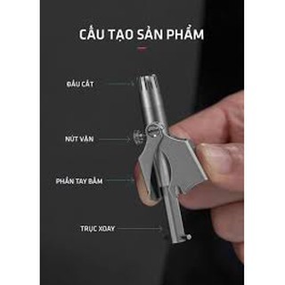 Dụng Cụ Cắt Tỉa Lông Mũi Bằng Tay Cao Cấp Kemei ES-108