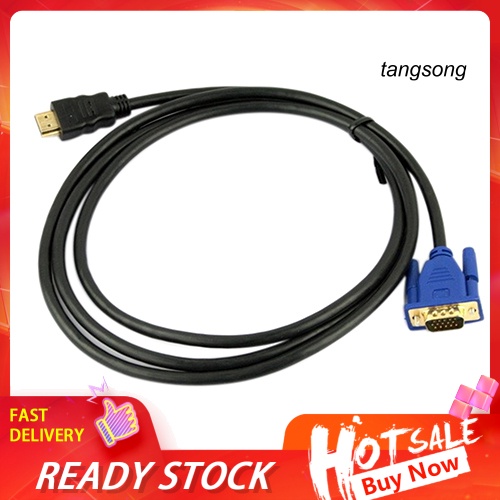 Dây Cáp Hdmi 6ft 1.8m Vga Hdmi Sang Vga Hd-15 1080p