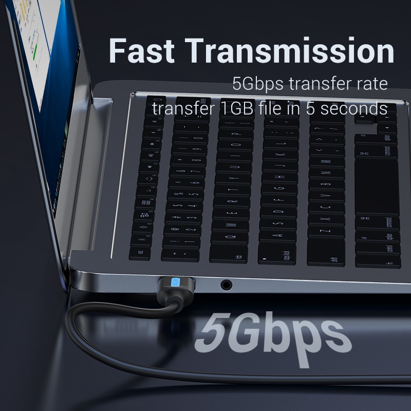 Cáp Vention Kết Nối USB 3.0 Type A Truyền Dữ Liệu Tốc Độ Cao Cho Laptop TV Thông Minh 2A 5Gbps