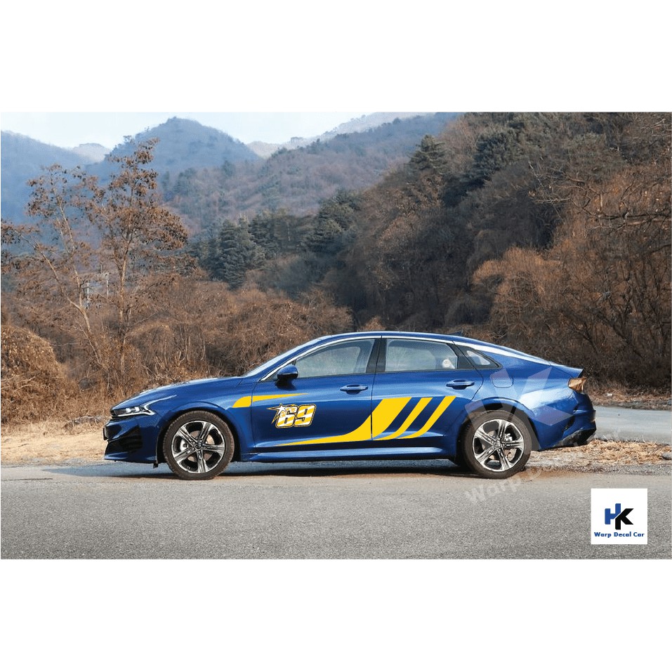 Tem xe Kia Optima phong cách thể thao - decal Optima