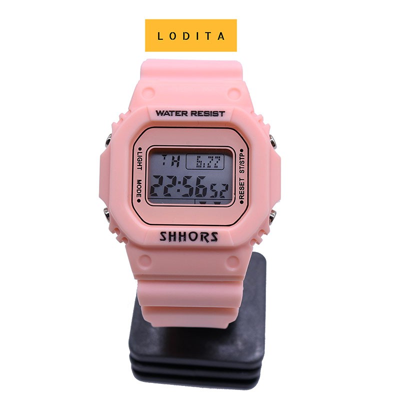 Đồng hồ thể thao nam nữ Shhors Sh-718 unisex chống nước mặt vuông - LODITA | BigBuy360 - bigbuy360.vn