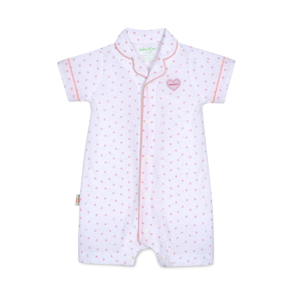 Bộ liền quần pyjamas bé gái 1342- BabyOne