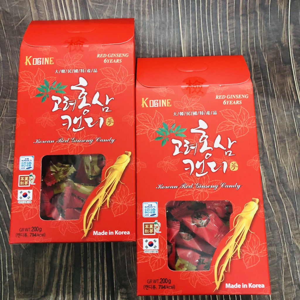 Kẹo Sâm Hàn Quốc Hộp 200g