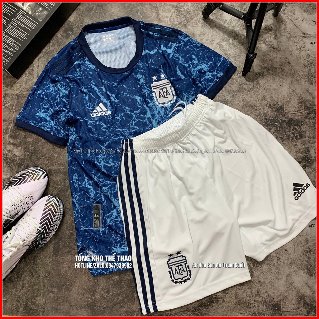 Áo Đội tuyển argentina / Bộ quần áo bóng đá tuyển argentina cao cấp mới mùa 2019/20