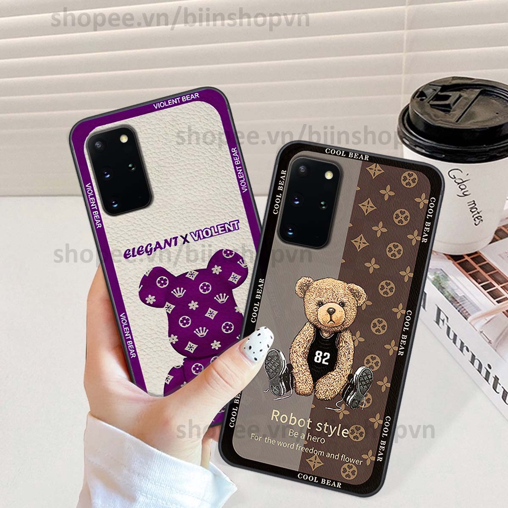 Ốp Samsung S20 / S20 Plus / S20+ hình gấu bear brick đẹp độc lạ, thời trang, cá tính