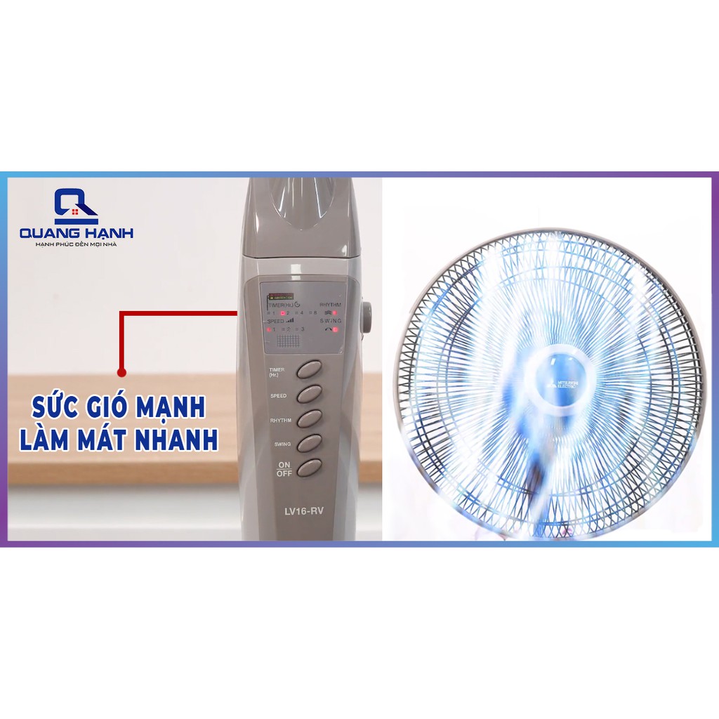 Quạt đứng Mitsubishi LV16-RV Bảo hành 12 Tháng [Hàng chính hãng] | BigBuy360 - bigbuy360.vn