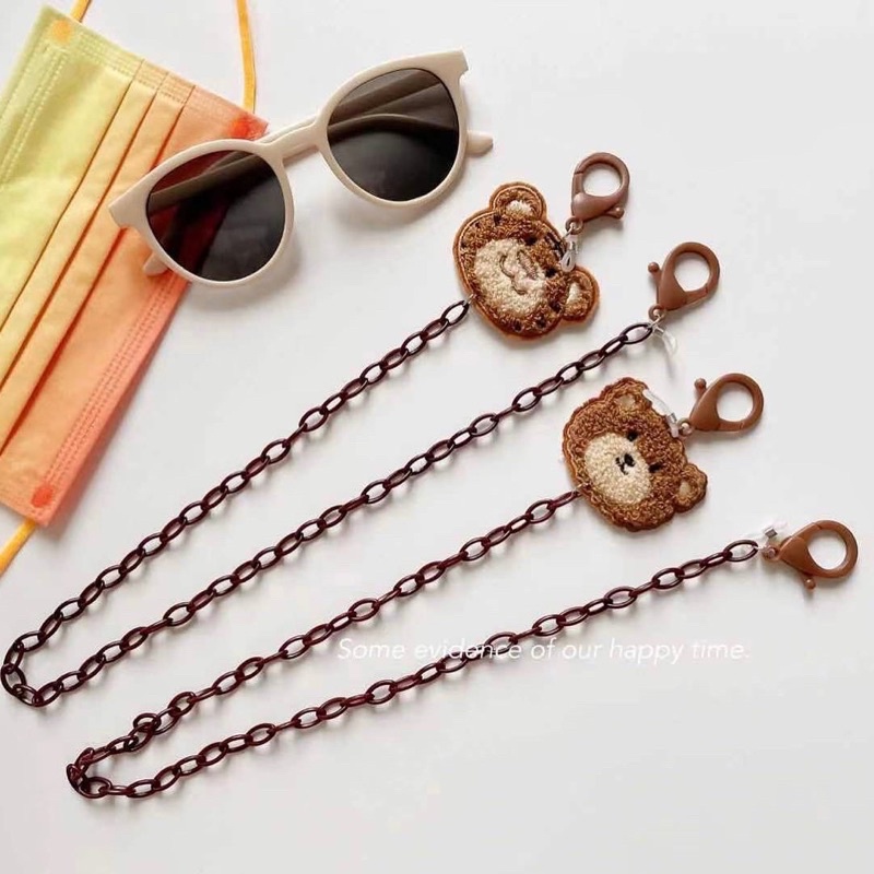 Dây Đeo Khẩu Trang Kính Nâu - DAY1081-2