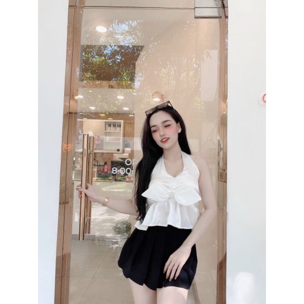 Yếm nơ phi lụa