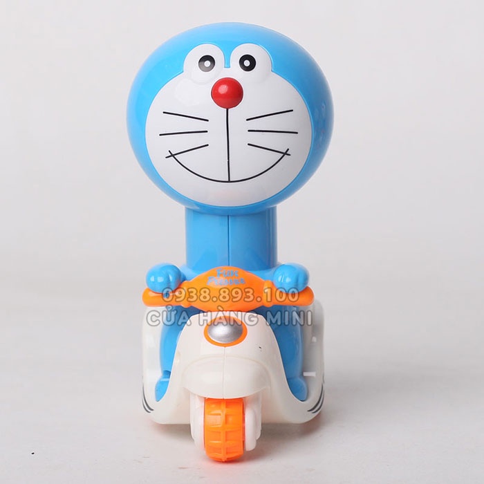 Xe Đồ Chơi Lên Dây Cót Ấn Chạy Hình Mèo Máy Doraemon