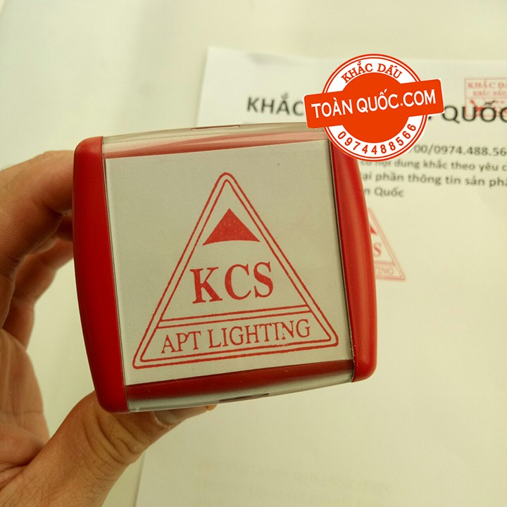 Khắc dấu KCS có nội dung theo yêu cầu