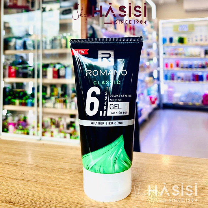Gel Tạo Kiểu Tóc Siêu Cứng ROMANO - Classic Deluxe Styling Glue Gel 150g