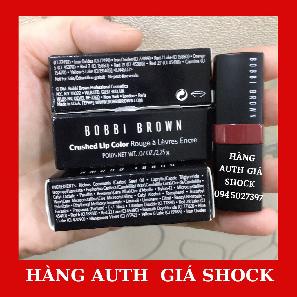 |Full-Box| Son Mini Môi Bobbi Brown RUBY250 2.3g | BigBuy360 - bigbuy360.vn