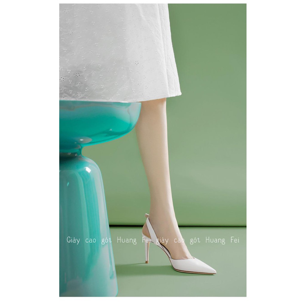 Giày Slingback Mũi Nhọn Sang Chảnh mã HF08 Cao 9 Phân