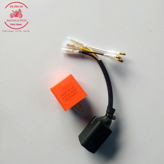 Mạch hazard raider satria, Mạch ưu tiên kèm cục chớp điện tử lắp như zin trên công tắc zin