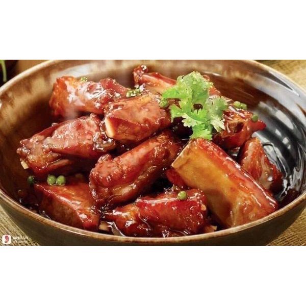 Sườn Cánh Buồm Heo Vidafood Nhập Khẩu Đức, Sườn Cánh Buồm Heo Cắt Miếng, Vệ Sinh An Toàn Thực Phẩm