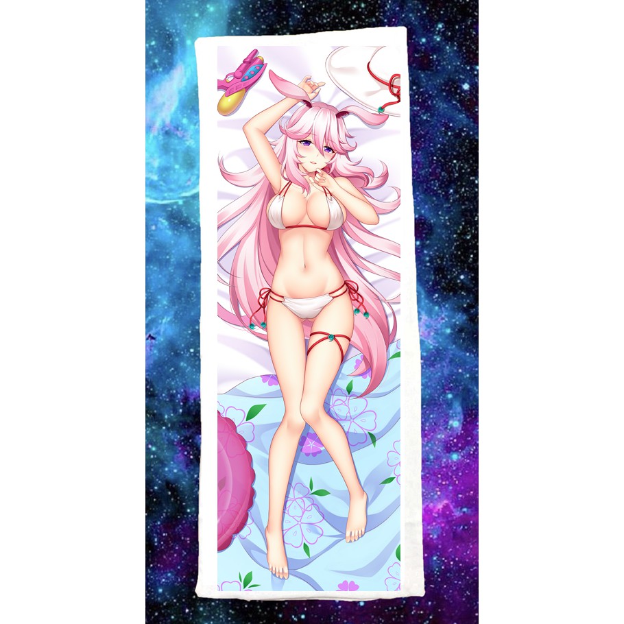 Gối ôm dài Honkai Impact 3 dài 1mx40cm có bông