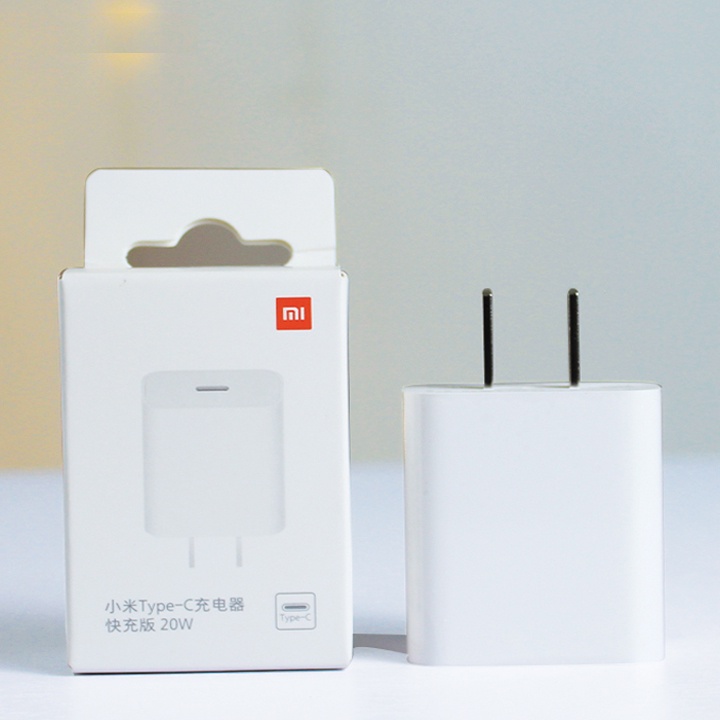 Bộ củ sạc siêu nhanh PD Xiaomi 20W TYPE- C mã  AD201 - Zin bóc máy