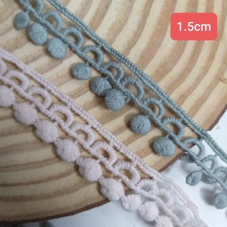 Ren chỉ cotton , size 1.5cm (dây 5 mét/18k)