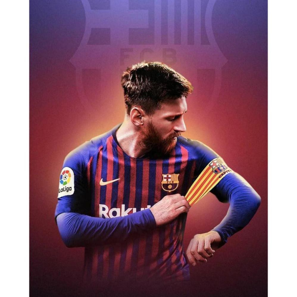 8 decal dán tường Messi khổ A4 20x30cm siêu đẹp