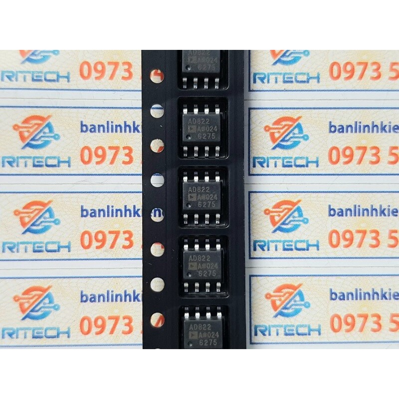AD822A AD822 IC Op Amps khuếch đại thuật toán SOP-8