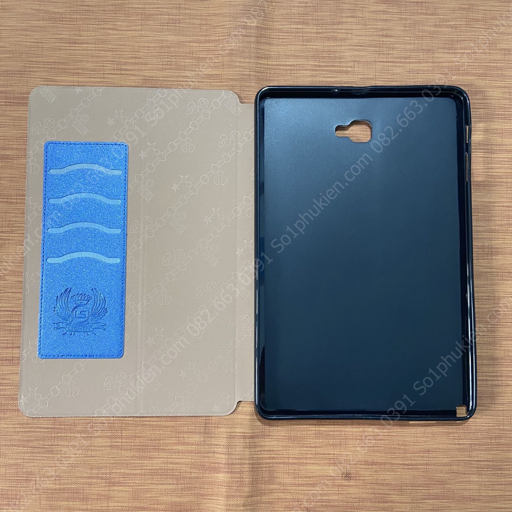 Bao da Samsung Galaxy Tab A6 10.1 (có bút S Pen) mã P585 P585y P580 Listen bền đẹp, bảo vệ máy, chống xem phim